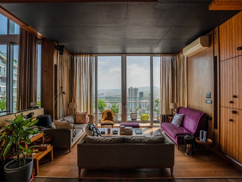 Wooden living room design - Beautiful Homes